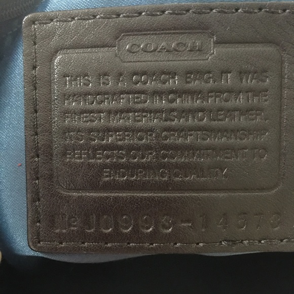 Monogramed Coach Purse - Picture 2 of 4