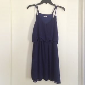 Navy blue dress
