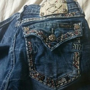Miss Me Ripped/Distressed Bootcut Jean