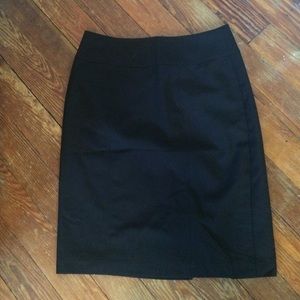 Black work skirt