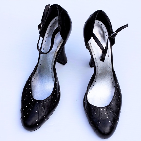 BCBGirls Micro Studded leather Heels