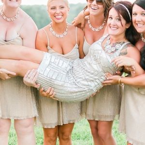 Adrianna Papell Tank Sequin Dress gorgeous