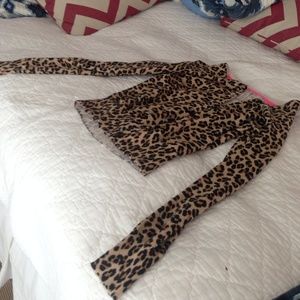 Cheetah-print sweater