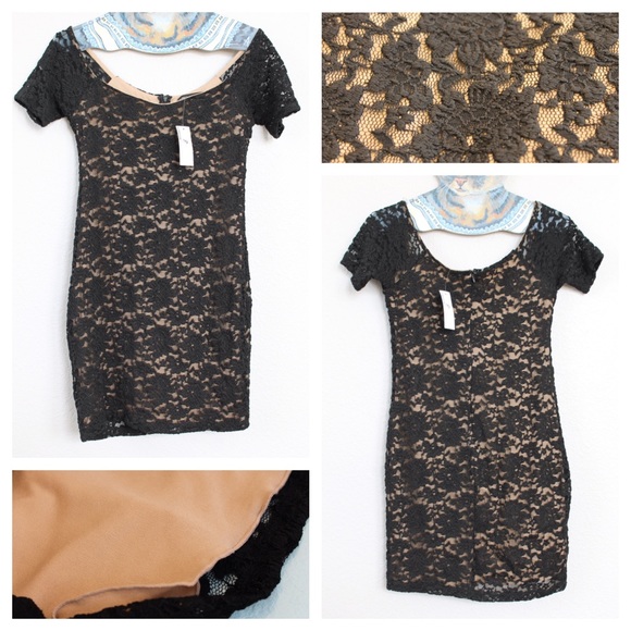 Foreign Exchange Dresses & Skirts - Lace Body Con Dress
