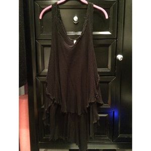 FREE PEOPLE black sweater tank