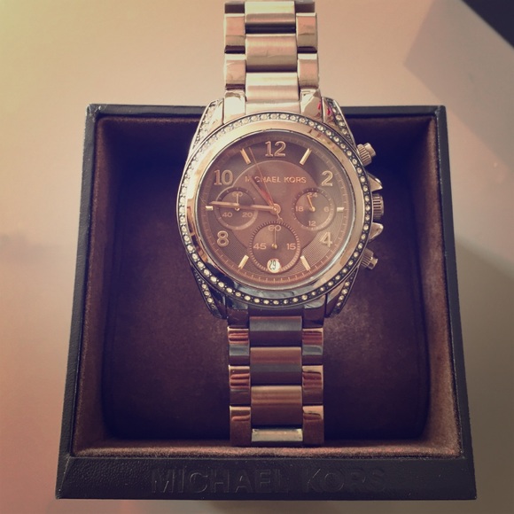 Michael Kors Jewelry - Michael Kors Stainless Steel Watch MK5493 Bronze