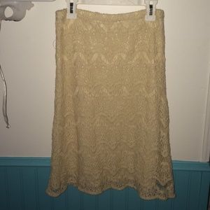 Beautiful intricate lace skirt