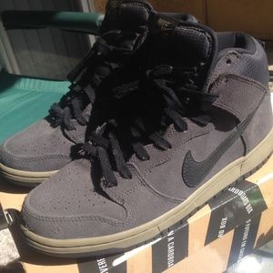 Nike Dunk High Pro Sb Black Matte-Olive