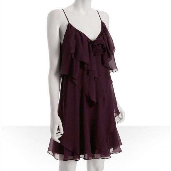 Host Pick!! Rebecca Taylor Tiered Georgette Dress - Picture 4 of 4