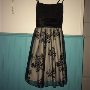 Black and white dress