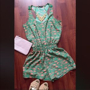 Printed Romper