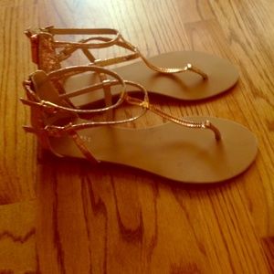 Gold Express Sandals