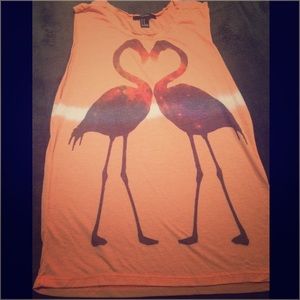 Flamingo tee