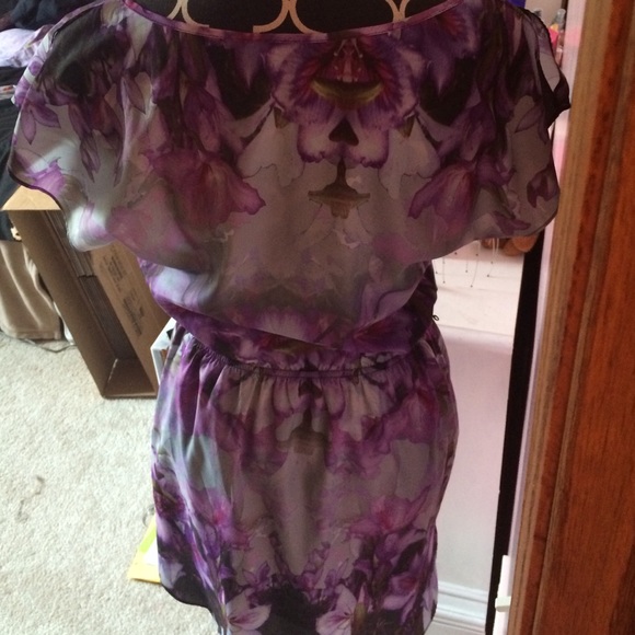 Flower Violet Dress from Express - Picture 2 of 3