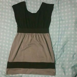 Black and grey dress