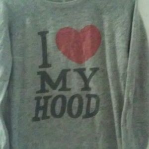 I love my hood sweatshirt