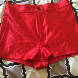 American apparel disco shorts LARGE
