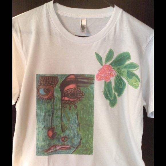 American Apparel Tops - "Kauai" screened original Amer Apparel