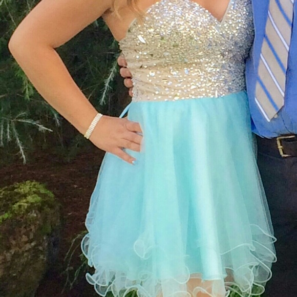 Beaded Corset short Prom Dress