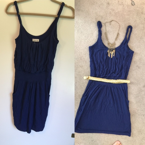 Blue dress
