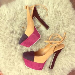 YSL Color Block Platforms