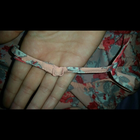 Pink Floral Slip Dress - Picture 3 of 4