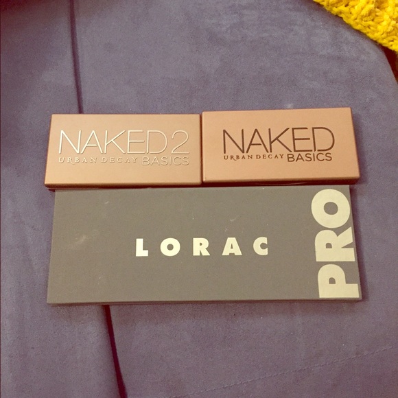Lorac and naked palletes