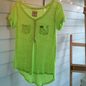 Hollister slouchy pocket tee