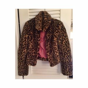 Faux fur jacket