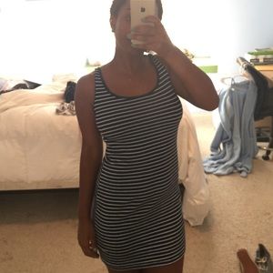 Striped H&M dress