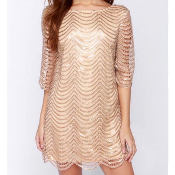 "under the affluence beige sequin"