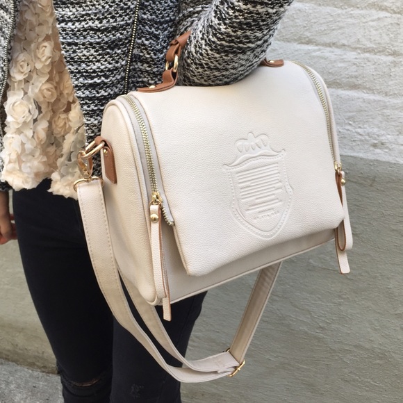 PU leather shoulder/cross body/top handle bag