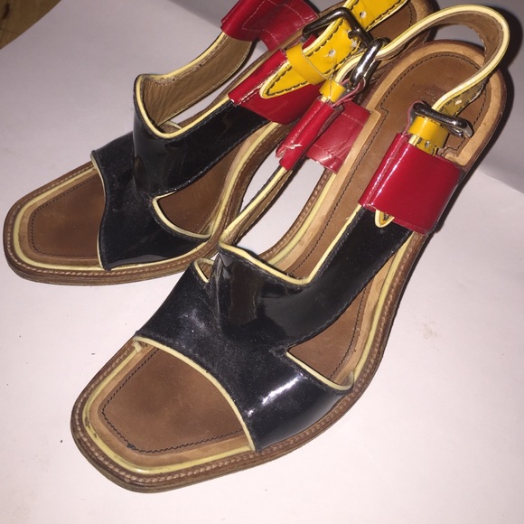 Prada Color Block heels