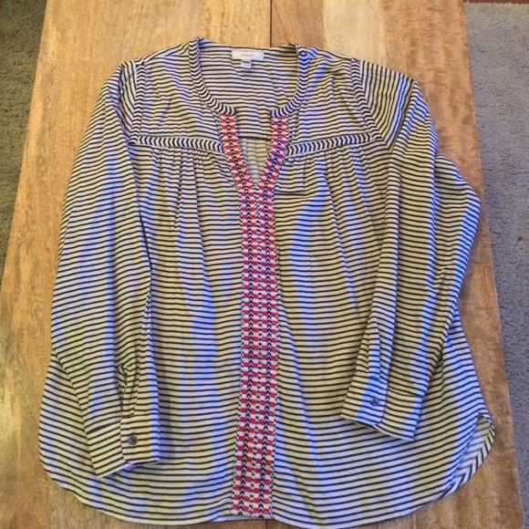 JCrew peasant top