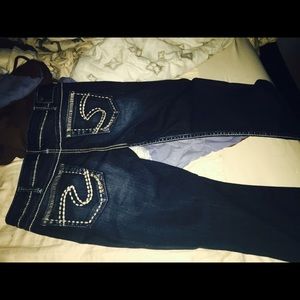 Silver jeans