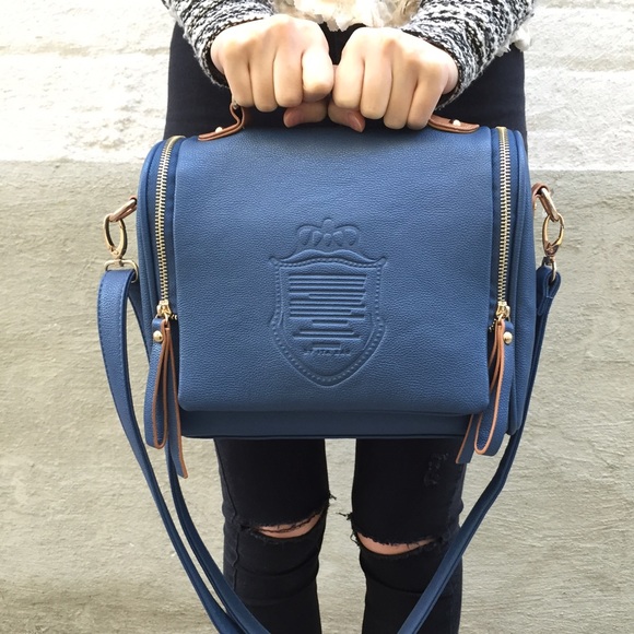 PU leather shoulder/cross body/top handle bag