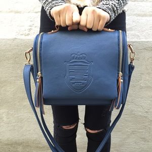 PU leather shoulder/cross body/top handle bag