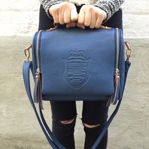 PU leather shoulder/cross body/top handle bag