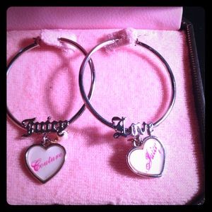 Juicy Couture hoops earrings