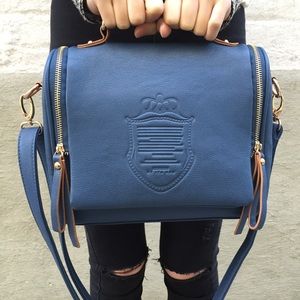 PU leather shoulder/cross body/top handle bag