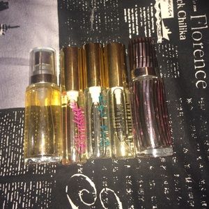 Juicy Couture and Paris Hilton perfumes