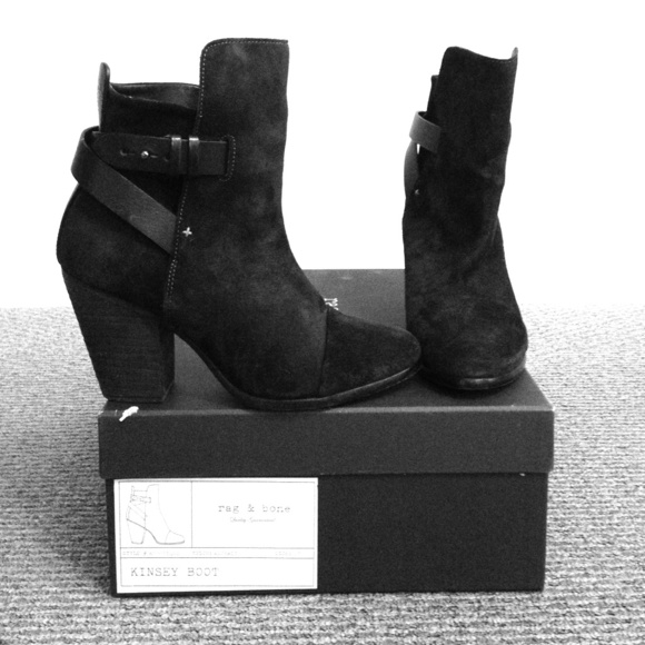 rag & bone Shoes - Rag & Bone Kinsey boot sz 37 black suede