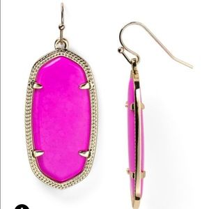 Pink Kendra Scott Elle earrings