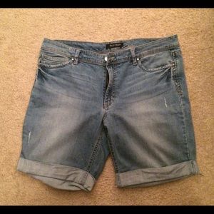 Denim shorts