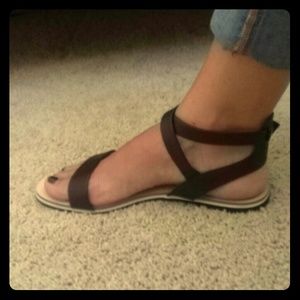 Black sandals