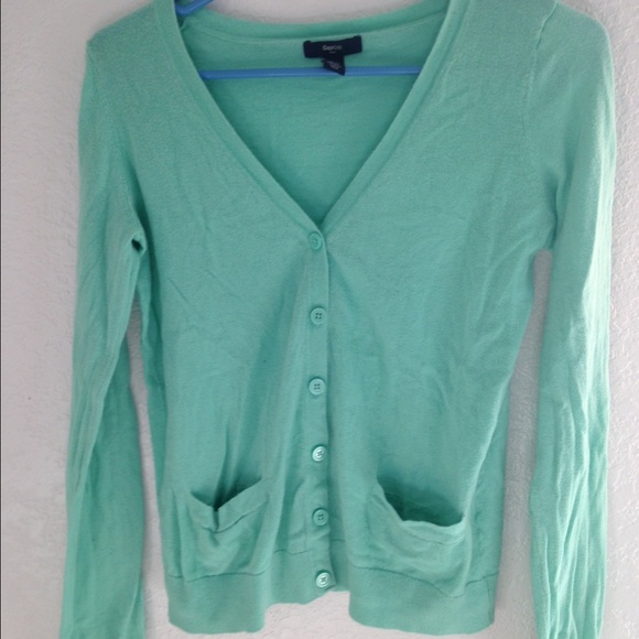 Turquoise cardigan