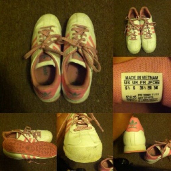 Light Pink & Light Green Samoa Adidas .