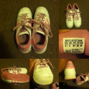 Light Pink & Light Green Samoa Adidas .