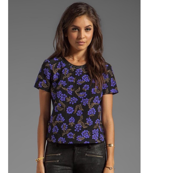 NEW! PJK Patterson J. Kincaid Bloom Quilted Tee, M - Picture 1 of 4
