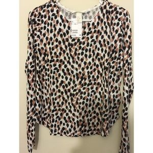 Animal print top